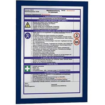DURABLE Magaframe 4872-07 marco magnético autoadhesivo A4 azul, pack de 2 unidades