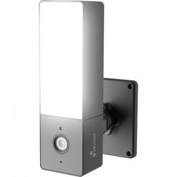 Nivian NVS-IPC-L2 Cámara de Vigilancia Exterior con Foco, Wi-Fi, 2K, IA, Color Negro