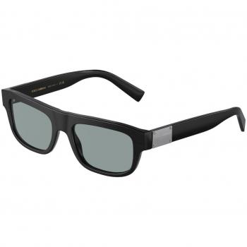 Dolce & Gabbana DG4432F Asian Fit 282087 Men's Black Sunglasses Size 52