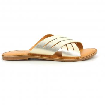 Kickers Day Women's Mules Flip-Flops in Gold