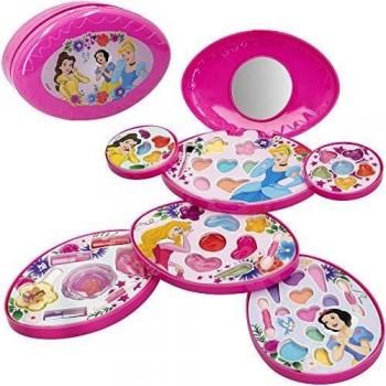 Disney - Set maquillaje Princesas Disney para niñas y niños 5 años, Pintauñas, Manicura juguete, Regalos para niñas
