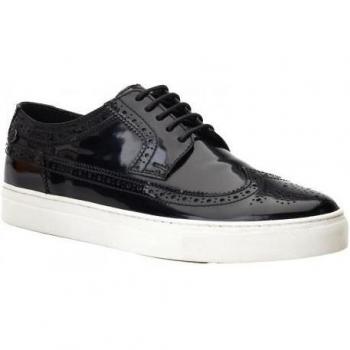 Base London Men's Mickey Leather Brogues - Black