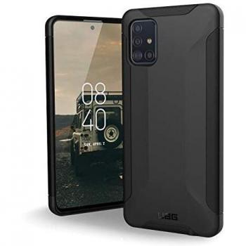 Urban armor gear scout funda para samsung galaxy a51 con estandar militar estadounidense resistente a golpes esquinas reforzadas negro