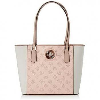 Guess Open Road Tote, bolso de mano para mujer, rosa multicolor, liso