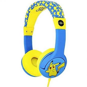 OTL Pokémon Pikachu Kids On-Ear Headphones with Volume Limiting (Ages 3-7)