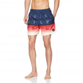 Quiksilver Word Block 17 Bañador, Hombre, Azul