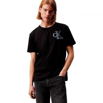 Calvin Klein - Camiseta Negra para Hombre XL con Monograma