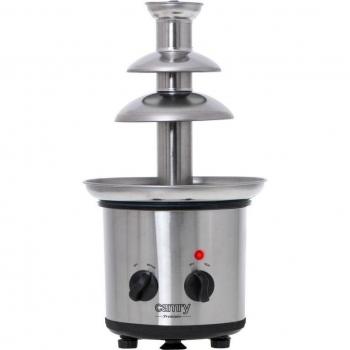 Camry CR4488 Fuente de Chocolate, Cuerpo de Acero Inoxidable, 3 Pisos, Capacidad 650 ml, Temperatura Máxima 60°C, Base Antideslizante con Pies A