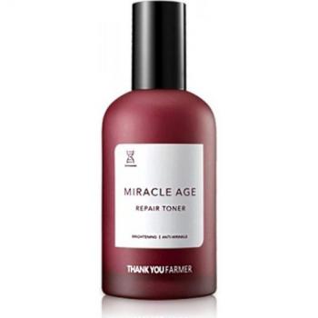 Thank You Farmer Miracle Age Repair Toner 150mL - Cosmetics, Anti-aging, Hydrating, Soothing, Contains botanical extracts, Alcohol-free, Suitable for all skin types