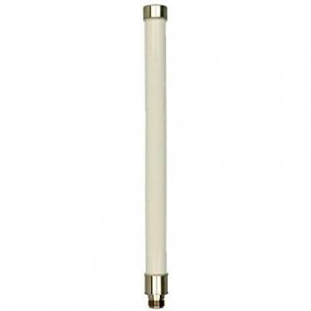 Antena WLAN Omnidireccional 802.11 ac/a/h/b/g/n 6-8 dBi 280 mm Montaje en Poste Fija Blanca Exterior