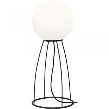 Lámpara de Patio Mallorca 70 cm E27 IP65 Blanco/Negro Plástico/Metal