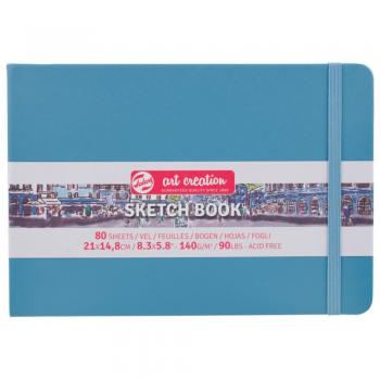 Cuaderno de bocetos Art Creation 21 x 15 cm, azul, 140g, 80 hojas