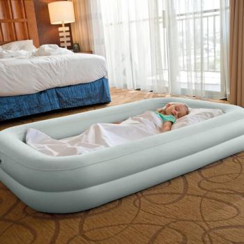 Colchón inflable Kidz Travel Bed Set 168x107x25 cm Intex Gris
