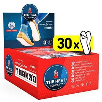 THE HEAT COMPANY Plantillas Calentadoras Adhesivas - Extra CÁLIDO - 8 Horas de pies Calientes - Calor instantáneo - Activado por Aire - Puro Natural - Tamaño Small: 36-40 - 30 Pares