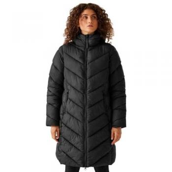 Regatta Andia II Women's Hooded Puffer Jacket Black Regular Fit