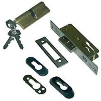 Tesa Assa Abloy 221120AI Cerradura Monopunto De Palanca Deslizante Para Perfiles Metálicos Inoxidable Entrada 20 mm 2211