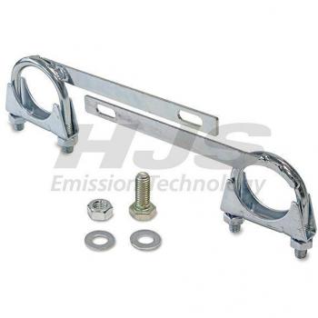 Soporte de tubo de escape HJS 82 13 4360 con silent block y alta resistencia