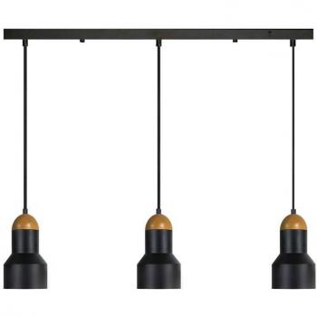Lámpara colgante LED KORE 36W regulable - negro, blanco cálido