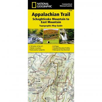 Appalachian Trail Detailed Topographic Map: Schaghticoke Mountain to East Mountain (Connecticut, Massachusetts)