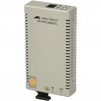Allied Telesis ATMMC2000SC90 network media converter 1000 Mbits 850 nm Multimode Silver