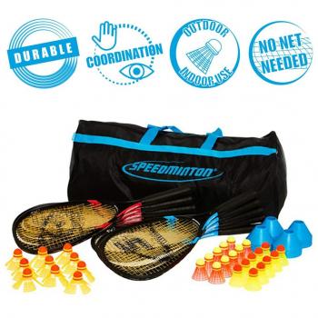 Speedminton Sport Big Set, Colour Azul/Naranja/púrpura, 400128