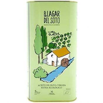 Aceite de Oliva Virgen Extra Ecológico Lata 5 litros – Primera Extracción en Frio - Mejor aceite Bio de Extremadura 2019. Medalla de oro Ecotrama 2019 – AOVE 5L