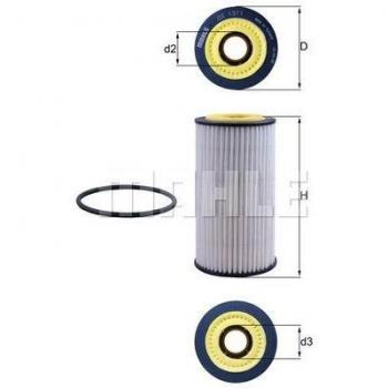 Filtro de aceite KNECHT MAHLE ORIGINAL OX 1311D