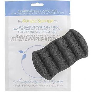 The konjac esponja esponja Konjac para cuerpo Enrichie carbón de bambú