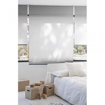 Estor Enrollable Translúcido Personalizado Motas-1 Malva - 130 x 175 cm