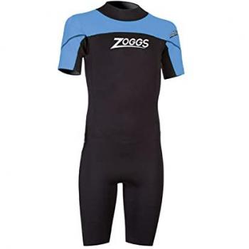 Traje neopreno Zoggs Sea Ranger 1.5 mm manga corta negro azul blanco infantil