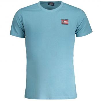 Light Blue XL Cotton T-Shirt - Norway Originals Edition
