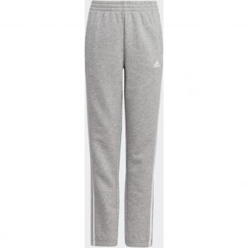 adidas Essentials 3-Stripes Fleece Joggers for Boys - Light Grey, Size 14