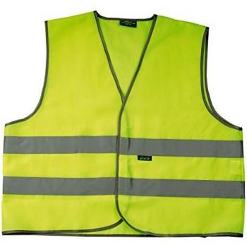 WOWOW Mesh Gilet - Chaleco de Ciclismo para Hombre, Color Amarillo, Talla M