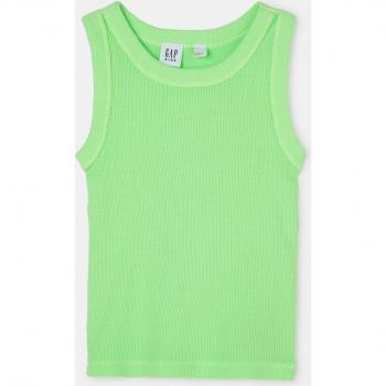 Camiseta de niña sin manga lisa de Gap