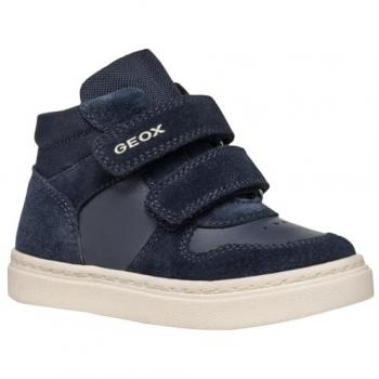 Geox Nashik Navy Blue Kids Sneakers
