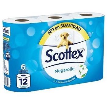 SCOTTEX Megarollo Papel Higiénico 6 unidades