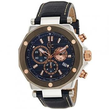 Guess X72025G7S - Reloj para Hombres, Correa de Cuero Color Azul