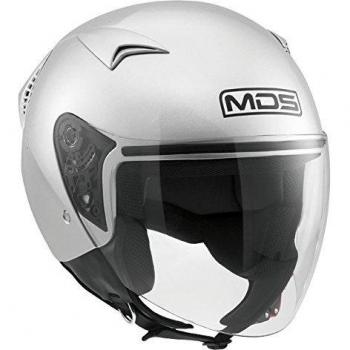 AGV Helmets Casco Jet G240 MDS E2205 Solid, color Plata, talla L