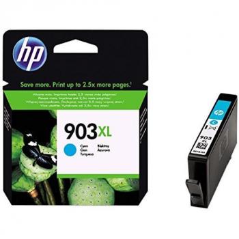 HP 903XL T6M03AE, Cian, Cartucho de Tinta de Alto Rendimiento Original, Compatible con impresoras de inyección de tinta HP OfficeJet 6950, 6951; OfficeJet Pro 6960, 6970