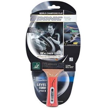 Raqueta de Ping Pong Donic Schildkröt Waldner 1000, Manico ABP, Espuma de 2.1 mm, Goma Easy-Slick - ITTF