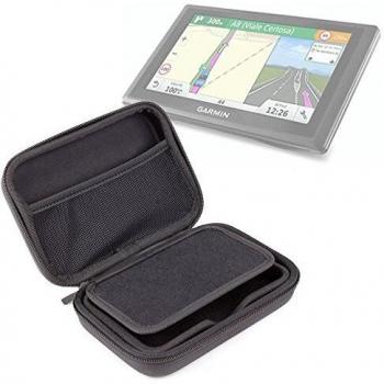DURAGADGET Funda Rígida para Garmin DriveSmart 50 LMT/DriveLuxe 50 LMTHD/DriveAssist 50LMT - con Bolsillo Interno + Separador