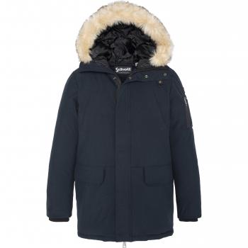 Schott Nelson 20 Men's Navy Polyester Parka, XL