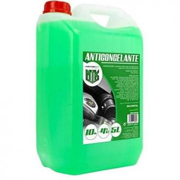 Anticongelante Verde 5 Litros 10% Concentración Protección hasta -4ºC