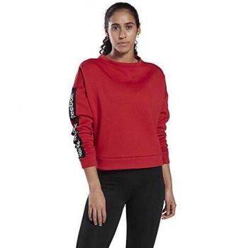 Reebok Linear Logo Crew Sudadera, Mujer, rebred, 2XS