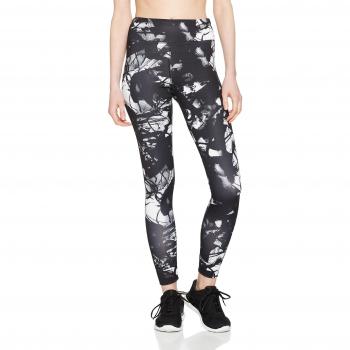 Reebok S Faves Aop Tight Mallas, Mujer, Negro, XS