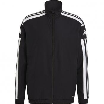 Chaqueta de fútbol adidas Squadra 21 para hombre, color negro y blanco, talla XXL