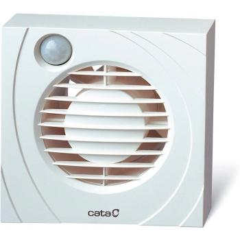 CATA B 10 PIR - Extractor de aire axial con sensor de infrarrojos, temporizador, se activa sin interruptor gracias a su detector de proximidad, 100 mm