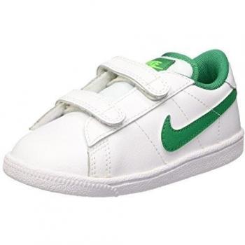 Nike Tennis Classic (Tdv), Zapatos de Primeros Pasos Para Bebés, Blanco / Verde (White / Lcd Green-White-Vltg Grn), 23 1/2 EU