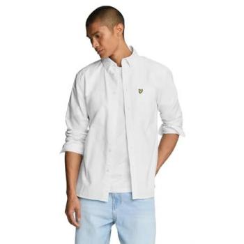 Lyle & Scott Men's White Extra Large Plain Oxford Shirt