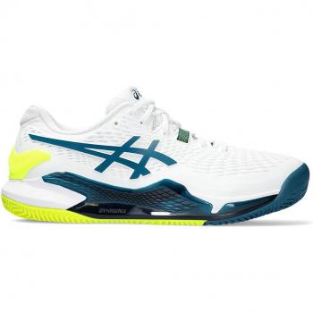 Asics Gel-Resolution 9 Clay Blanco Amarillo 1041A375-101